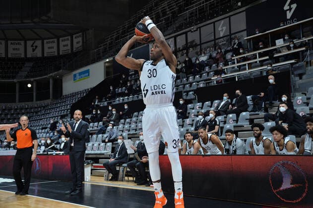 Norris Cole (asvel) BASKETBALL : LDLC ASVEL vs Anadolu Efes Istambul - Euroleague - 08 01 2021 FredericChambert Panoramic 