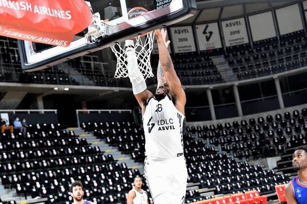 Guerschon Yabusele (asvel) BASKETBALL : LDLC ASVEL vs Anadolu Efes Istambul - Euroleague - 08 01 2021 FredericChambert Panoramic 