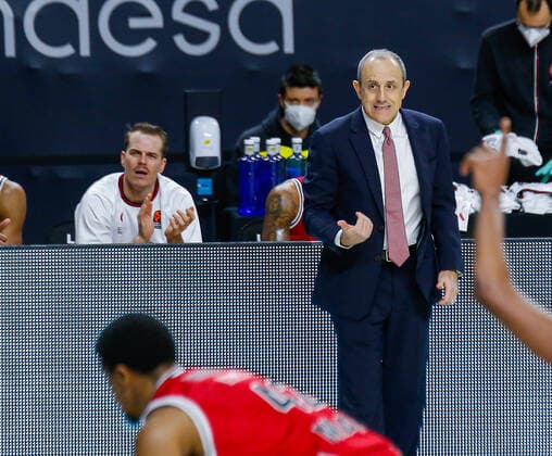 MATCH Jornada 18 Euroleague Masculino Madrid Real Madrid vs Olimpia Milano Ettore Messina Madrid Madrid Spain Baloncesto Copyright: xAlbaxPachecox