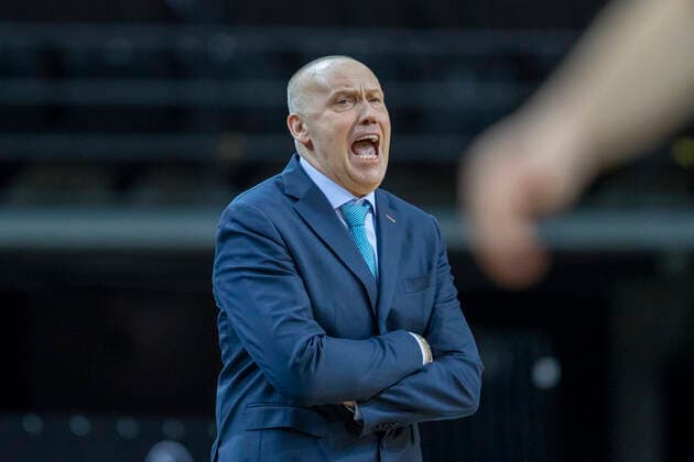 2021-01-08 Kaunas Lithuania. Basketball team Zalgiris Kaunas plays vs Khimki Moscow region Euroleague game at Zalgiris arena in Kaunas on Friday 8 of January 2021. Rimas Kurtinaitis Kaunas Lithuania  Copyright: xKarolisxKavolelisx Euroleague basketball