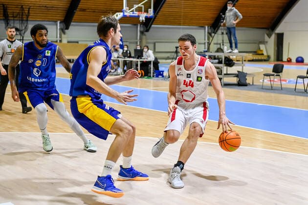 Barmer 2. Basketball Bundesliga ProB, Rheinstars Koeln vs. EN BASKETS Schwelm, 09.01.2021 Benedict van Laack (RheinStars Koeln 44), Barmer 2. Basketball Bundesliga ProB, Rheinstars Koeln vs. EN BASKETS Schwelm am 09.01.2021 in der Basketball Campus Koeln in Koeln (Nordrhein-Westfalen) Copyright: xBEAUTIFULxSPORTS Mueller-Laschetx