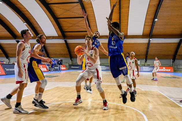 Barmer 2. Basketball Bundesliga ProB, Rheinstars Koeln vs. EN BASKETS Schwelm, 09.01.2021 Florian Wendeler (RheinStars Koeln 9), Barmer 2. Basketball Bundesliga ProB, Rheinstars Koeln vs. EN BASKETS Schwelm am 09.01.2021 in der Basketball Campus Koeln in Koeln (Nordrhein-Westfalen) Copyright: xBEAUTIFULxSPORTS Mueller-Laschetx