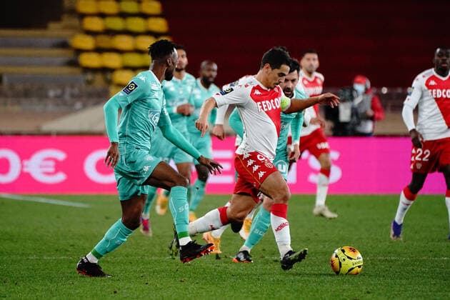Wissam Ben Yedder (AS Monaco) FOOTBALL : AS Monaco vs Angers - Monaco - 09 01 2021 NorbertScanella PanoramiC 