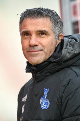 Trainer Gino Lettieri (Duisburg) Einzelbild, Aktion, Action Porträt, Portrait, 10.01.2021, Ingolstadt (Deutschland), Fussball, 3. Liga, FC Ingolstadt 04 - MSV Duisburg, DFB DFL REGULATIONS PROHIBIT ANY USE OF PHOTOGRAPHS AS IMAGE SEQUENCES AND OR QUASI-VIDEO.