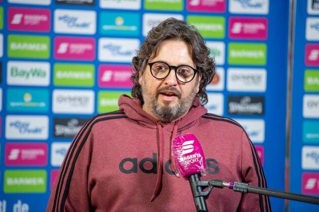 Head Coach Andrea Trinchieri (FC Bayern) beim Interview, FC Bayern Basketball vs. Niners Chemnitz, BBL, 10.01.2021 Muenchen Bayern Deutschland