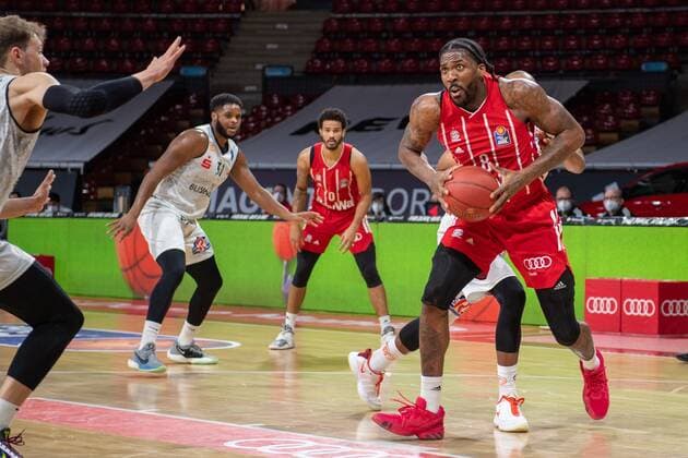 Jalen Reynolds 8 (FC Bayern), FC Bayern Basketball vs. Niners Chemnitz, BBL, 10.01.2021 Muenchen Bayern Deutschland