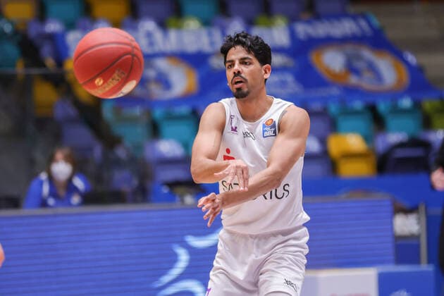 Fraport Skyliners - BG Goettingen, easyCredit BBL Jorge Gutierrez (BG Goettingen, 7). Basketball-Spiel der easyCredit BBL zwischen den Fraport Skyliners und BG Goettingen am 10. Januar 2021 in der Fraport-Arena in Frankfurt am Main., Frankfurt am Main Hessen Deutschland Fraport-Arena