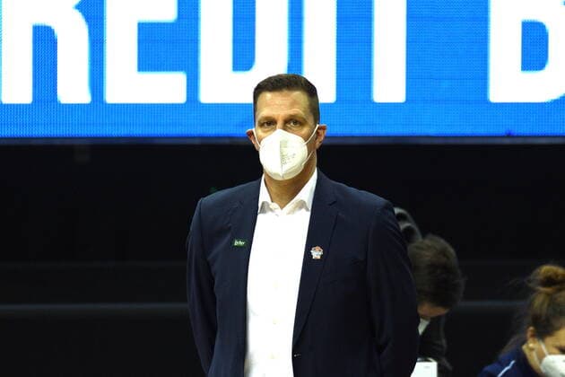 Steven Wriedt - Giessen, BBL, Alba Berlin vs Giessen, in der Mercedes Benz Arena, 10.01.21, GER, Berlin, 10.01.21, BBL, Alba vs Giessen 46er Berlin Copyright: xUwexKoch Eibner-Pressefotox EP_UKH