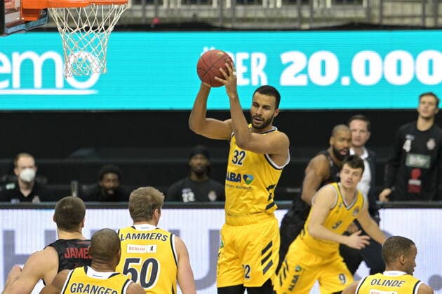 Johannes Thiemann - Alba, BBL, Alba Berlin vs Giessen, in der Mercedes Benz Arena, 10.01.21, GER, Berlin, 10.01.21, BBL, Alba vs Giessen 46er Berlin Copyright: xUwexKoch Eibner-Pressefotox EP_UKH