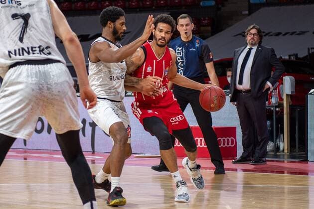 Nick Weiler-Babb 0 (FC Bayern), FC Bayern Basketball vs. Niners Chemnitz, BBL, 10.01.2021 Muenchen Bayern Deutschland