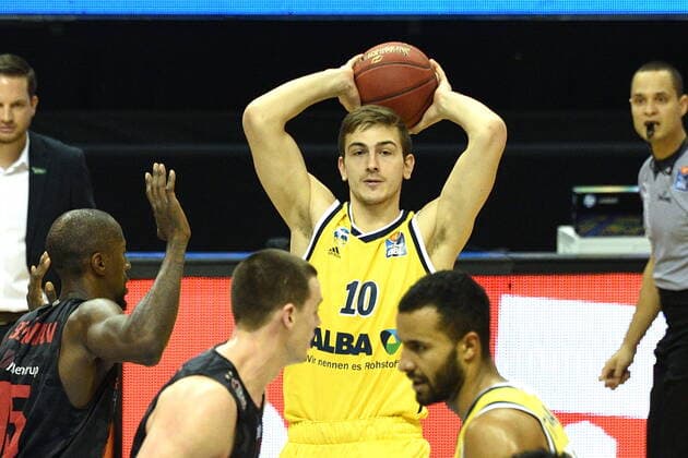 Tim Schneider - Alba, BBL, Alba Berlin vs Giessen, in der Mercedes Benz Arena, 10.01.21, GER, Berlin, 10.01.21, BBL, Alba vs Giessen 46er Berlin Copyright: xUwexKoch Eibner-Pressefotox EP_UKH