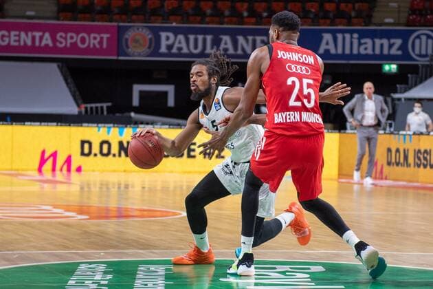 !c156!, JaJuan Johnson 25 (FC Bayern), FC Bayern Basketball vs. Niners Chemnitz, BBL, 10.01.2021 Muenchen Bayern Deutschland