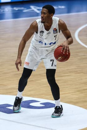 Basketball: Deutschland, 1. Bundesliga, Hamburg Towers - HAKRO Merlins Crailsheim, Hamburg, 10.01.2021 Kameron Taylor (Towers)