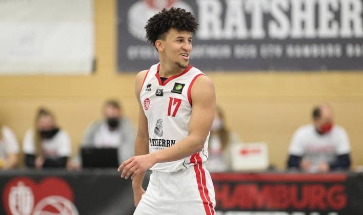 ProB BARMER 2. Basketball Bundesliga, 11. Spieltag, ETV Hamburg - SC Rist Wedel (110:98), Mubarak Salami (ETV). Eimsbüttel Hamburg
