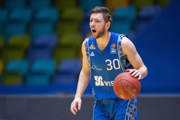 Fraport Skyliners - BG Goettingen, easyCredit BBL Jon Axel Gudmundsson (Fraport Skyliners, 30). Basketball-Spiel der easyCredit BBL zwischen den Fraport Skyliners und BG Goettingen am 10. Januar 2021 in der Fraport-Arena in Frankfurt am Main., Frankfurt am Main Hessen Deutschland Fraport-Arena