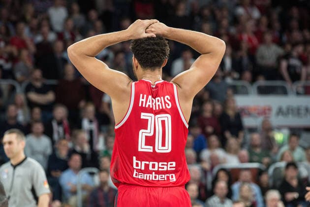 Bamberg, Deutschland 30. Dezember 2018: BBL - 18 19 - Brose Bamberg vs. FC Bayern Muenchen Elias Harris (Bamberg), ,Aktion Einzelbild Gestik Geste Emotion Brose Arena Bayern Copyright: xFotostandx xSchmittx