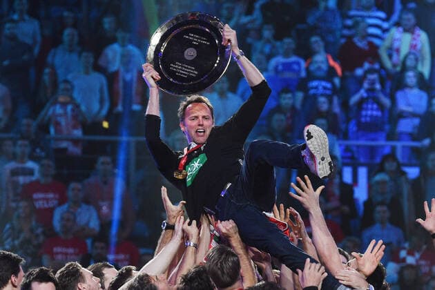 Krakau, Polen 31. Januar 2016: EHF Euro 2016 - Finale - Deutschland vs. Spanien Trainer Dagur Sigurdsson (Deutschland) Tauron Arena Copyright: xFotostandx xWolfx