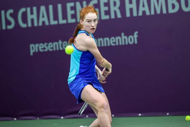 Im Bild: Ella Seidel (GER) Tennis Future Hamburg - ITF-W25 Hamburg, Hamburg, Tennis-Verband Hamburg, 11.01.2021,