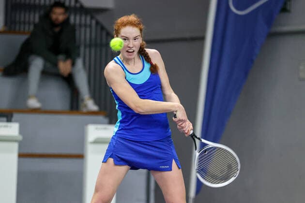 Im Bild: Ella Seidel (GER) Tennis Future Hamburg - ITF-W25 Hamburg, Hamburg, Tennis-Verband Hamburg, 11.01.2021,