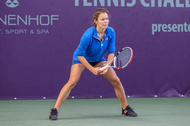 Im Bild: Nicole RIVKIN (GER) (WC) Tennis Future Hamburg - ITF-W25 Hamburg, Hamburg, Tennis-Verband Hamburg, 12.01.2021,