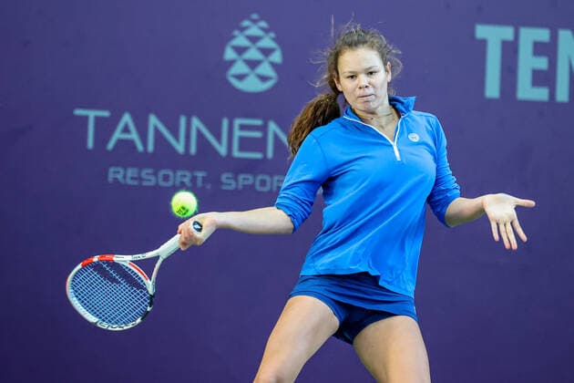 Im Bild: Nicole RIVKIN (GER) (WC) Tennis Future Hamburg - ITF-W25 Hamburg, Hamburg, Tennis-Verband Hamburg, 12.01.2021,