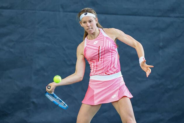 Im Bild: Despina PAPAMICHAIL (GRE) Tennis Future Hamburg - ITF-W25 Hamburg, Hamburg, Tennis-Verband Hamburg, 12.01.2021,