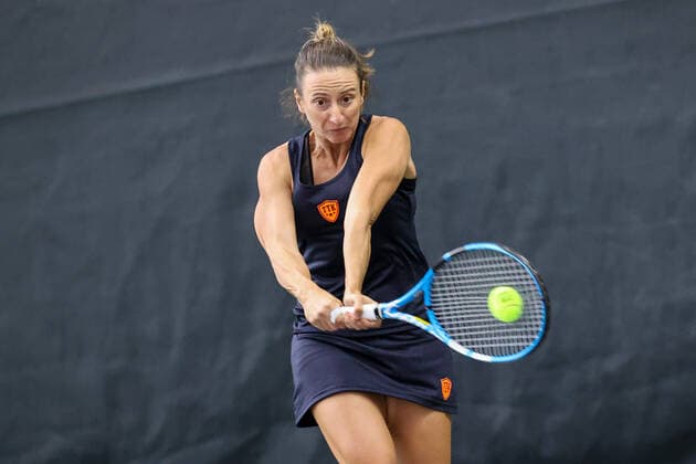 Im Bild: Federica DI SARRA (ITA) (Q) Tennis Future Hamburg - ITF-W25 Hamburg, Hamburg, Tennis-Verband Hamburg, 12.01.2021,