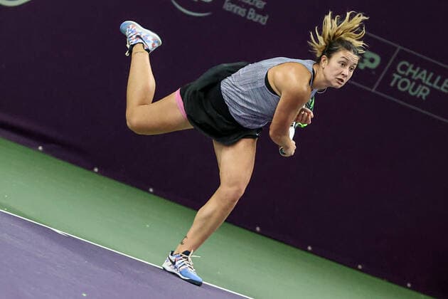 Im Bild: Ioana Loredana ROSCA (ROU) Tennis Future Hamburg - ITF-W25 Hamburg, Hamburg, Tennis-Verband Hamburg, 12.01.2021,