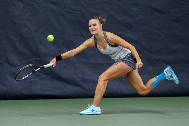 Im Bild: Marine PARTAUD (FRA) Tennis Future Hamburg - ITF-W25 Hamburg, Hamburg, Tennis-Verband Hamburg, 12.01.2021,