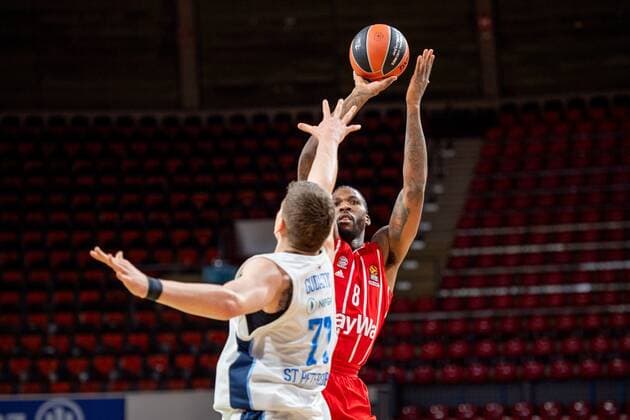 Jalen Reynolds 8 (FC Bayern), FC Bayern Basketball vs. Zenit St. Petersburg, Basketball, Euroleague, 13.01.2021 Muenchen Bayern Deutschland