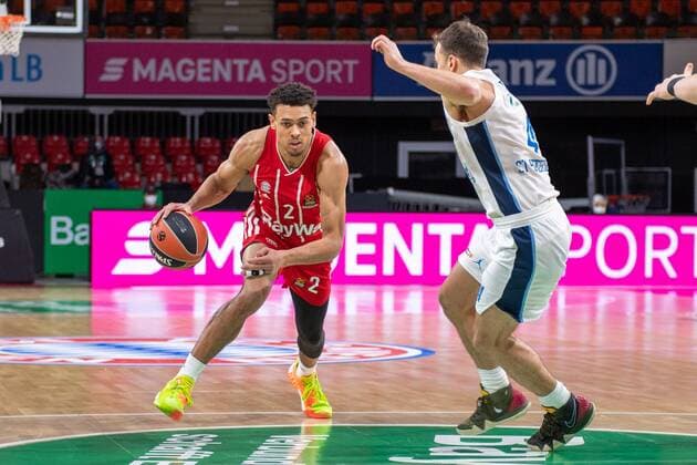Wade Baldwin 2 (FC Bayern), FC Bayern Basketball vs. Zenit St. Petersburg, Basketball, Euroleague, 13.01.2021 Muenchen Bayern Deutschland