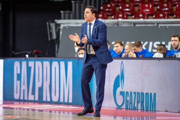 Head Coach Xavi Pascual (Zenit St. Petersburg), FC Bayern Basketball vs. Zenit St. Petersburg, Basketball, Euroleague, 13.01.2021 Muenchen Bayern Deutschland