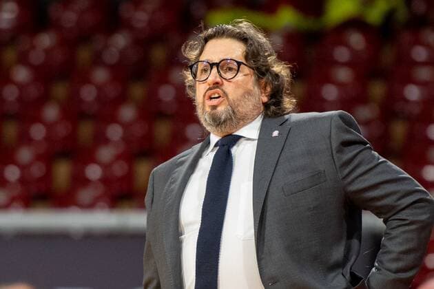 Head Coach Andrea Trinchieri (FC Bayern), FC Bayern Basketball vs. Zenit St. Petersburg, Basketball, Euroleague, 13.01.2021 Muenchen Bayern Deutschland