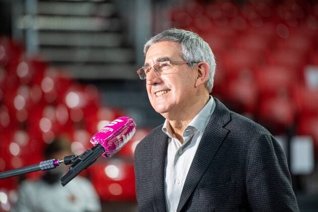 Jordi Bertomeu, President, Chairman, and CEO of Euroleague Basketball, FC Bayern Basketball vs. Zenit St. Petersburg, Basketball, Euroleague, 13.01.2021 Muenchen Bayern Deutschland