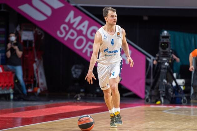 Kevin Pangos 4 (Zenit St. Petersburg), FC Bayern Basketball vs. Zenit St. Petersburg, Basketball, Euroleague, 13.01.2021 Muenchen Bayern Deutschland