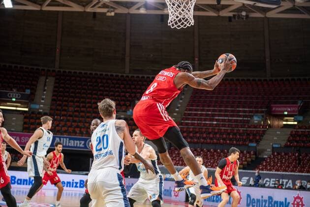 Jalen Reynolds 8 (FC Bayern), FC Bayern Basketball vs. Zenit St. Petersburg, Basketball, Euroleague, 13.01.2021 Muenchen Bayern Deutschland