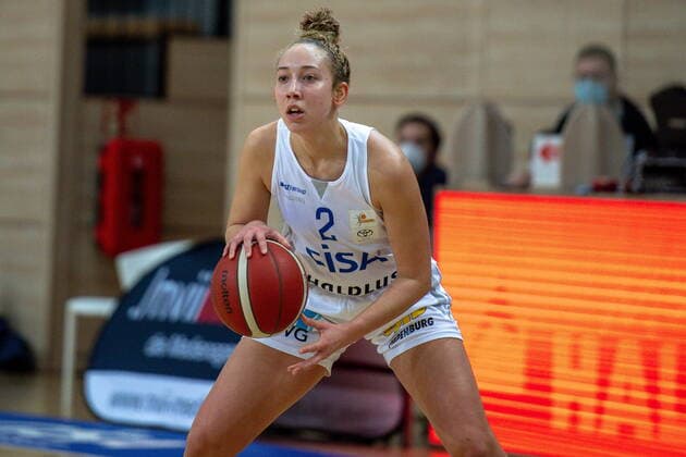 Darien Huff (02, GISA Lions SV Halle) GISA Lions SV Halle vs. BC Pharmaserv Marburg Basketball - 1. Bundesliga - ERDGAS Sportarena Halle (Saale) 13.01.2021 Foto: Holger John Sachsen-Anhalt Deutschland ERDGAS Sportarena Halle Saale