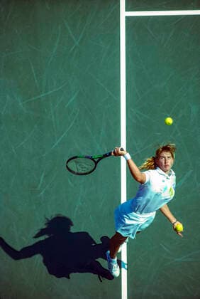 US Open Tennis Championships Steffi Graf (GER) competing at the 1990 US Open Tennis Championships. Flushing USTA Billie Jean King National T NY United States Copyright: xPaulxJxSutton DUOMO PCNx TNUS01_044970