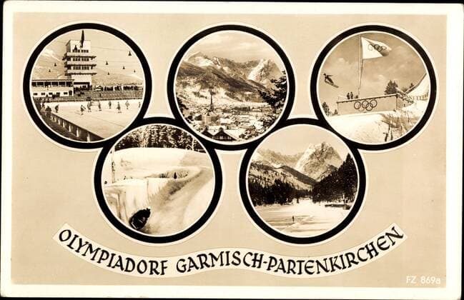 Garmisch Partenkirchen, Olympische Winterspiele 1936 Garmisch Partenkirchen, Olympische Winterspiele 1936