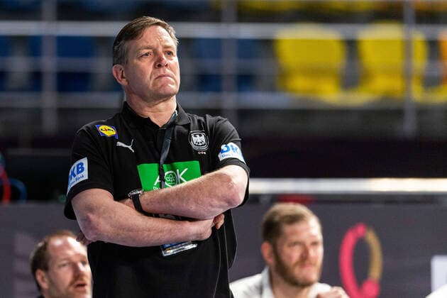 210115 Alfred Gislason, head coach of Germany during the 2021 IHF World Handball Championship match between Germany and Uruguay on January 15, 2021 in Giza. Photo: Mathias Bergeld BILDBYRAN COP 200 MB0087 handball handboll handball tyskland germany uruguay bbeng vm handball-vm handbolls-vm ihf handball World Championship, WM, Weltmeisterschaft world handball championship 2021 world championship 2021 Copyright: MATHIASxBERGELD BB210115MB036