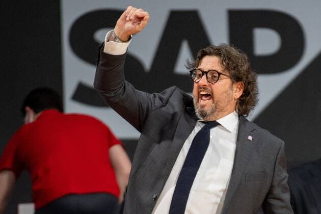 Head Coach Andrea Trinchieri (FC Bayern), FC Bayern Basketball vs. Real Madrid, Basketball, Euroleague, 15.01.2021 Muenchen Bayern Deutschland