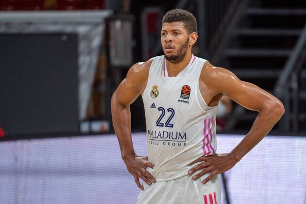 Walter Tavares 22 (Real Madrid), FC Bayern Basketball vs. Real Madrid, Basketball, Euroleague, 15.01.2021 Muenchen Bayern Deutschland