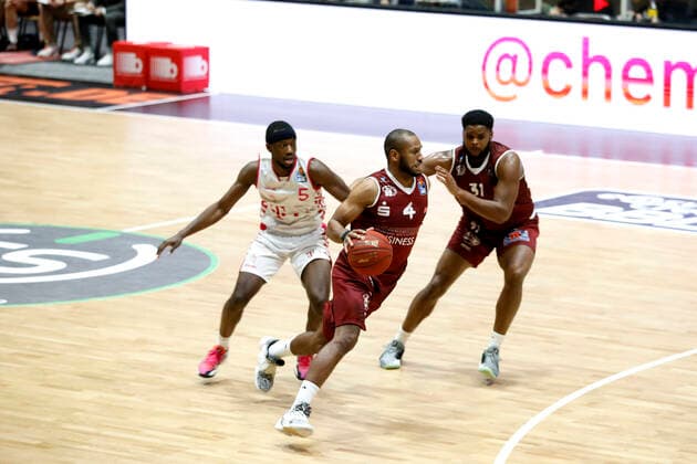 15.01.2021, easyCredit Basketball Bundesliga, BBL, Saison 2020 2021, Herren, Chemnitz Niners - Telekom Baskets Bonn Virgel Matthews, Niners Chemnitz Chemnitz Messe Chemnitz Sachsen Germany