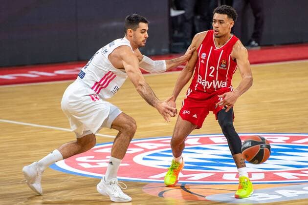 Wade Baldwin 2 (FC Bayern), FC Bayern Basketball vs. Real Madrid, Basketball, Euroleague, 15.01.2021 Muenchen Bayern Deutschland