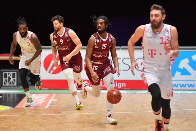 Chemnitz, Deutschland 15. Januar 2021: BBL - 2020 2021 - Niners Chemnitz vs. Telekom Baskets Bonn Marcus Thornton (Chemnitz) Copyright: xFotostandx xDostmannx