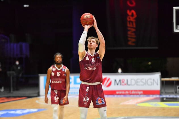 Chemnitz, Deutschland 15. Januar 2021: BBL - 2020 2021 - Niners Chemnitz vs. Telekom Baskets Bonn Jan Niklas Wimberg (Chemnitz) Copyright: xFotostandx xDostmannx