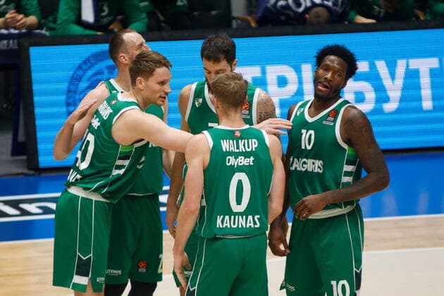 Of The Russian Federation. Saint-Petersburg. Sibur Arena. Basketball. The Regular Season. Euroleague 2020 2021, BC Zenit - BC Zalgiris. Player of the basketball club Zenit MaksimxKonstantinov