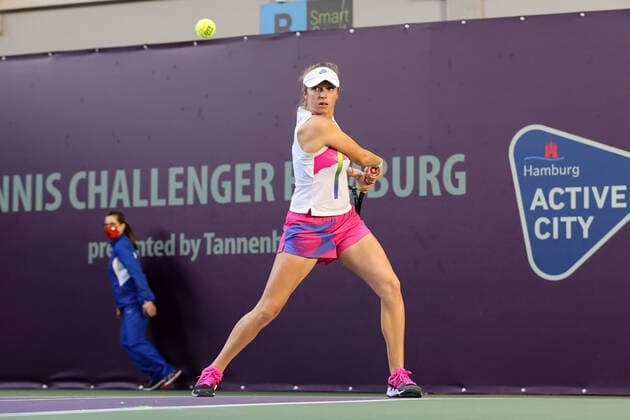 Im Bild: Linda FRUHVIRTOVA (CZE) (JE) Tennis Future Hamburg - ITF-W25 Hamburg, Hamburg, Tennis-Verband Hamburg, 16.01.2021,