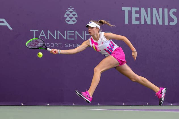 Im Bild: Linda FRUHVIRTOVA (CZE) (JE) Tennis Future Hamburg - ITF-W25 Hamburg, Hamburg, Tennis-Verband Hamburg, 16.01.2021,