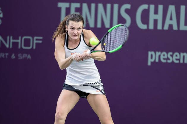 Im Bild: Jesika MALECKOVA (CZE) Tennis Future Hamburg - ITF-W25 Hamburg, Hamburg, Tennis-Verband Hamburg, 16.01.2021,